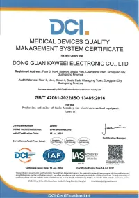 ISO 13485 Certificate