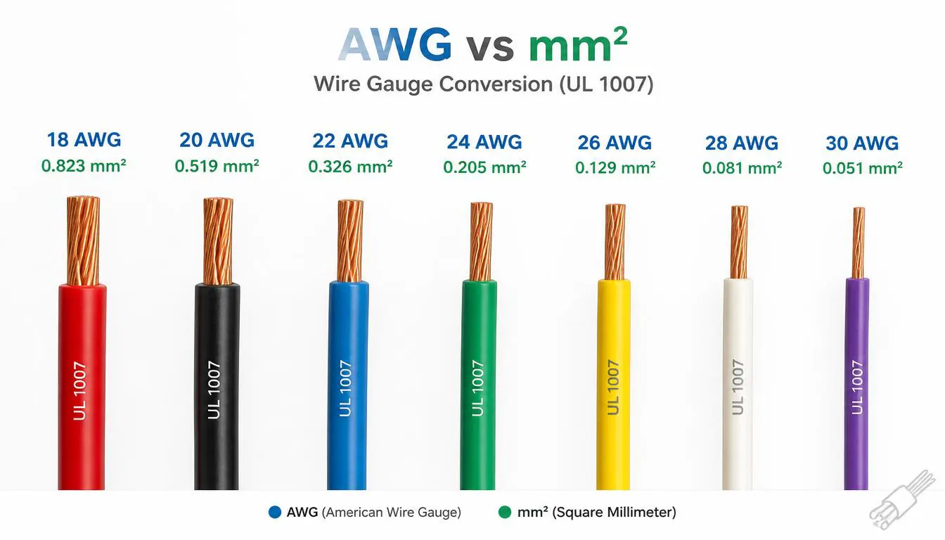 AWG Wire Gauge Comparison