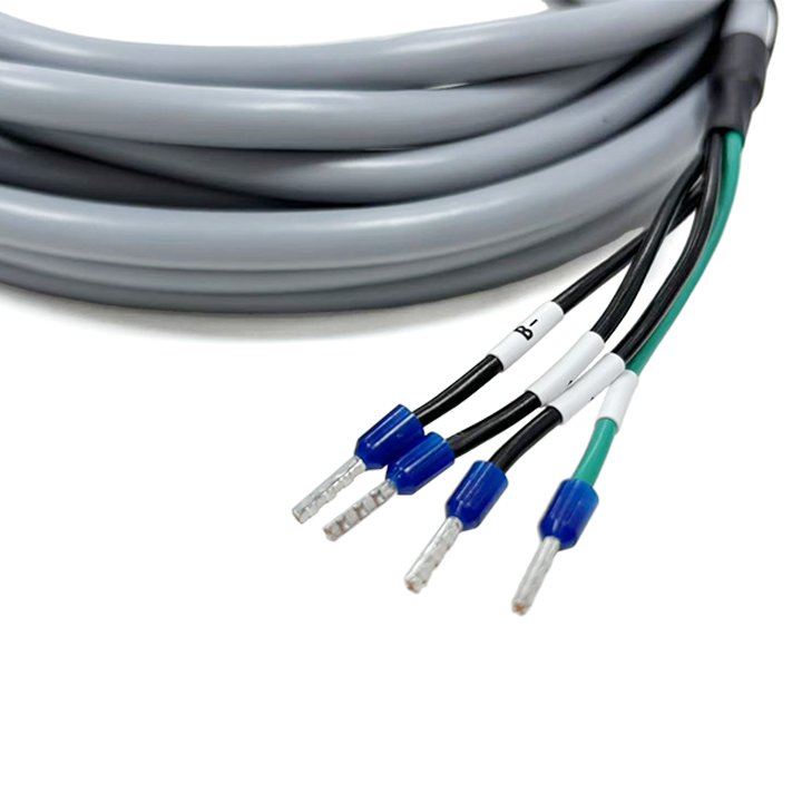 4C 750D尼龍絕緣插針端子至AMP 172159-1連接器線束