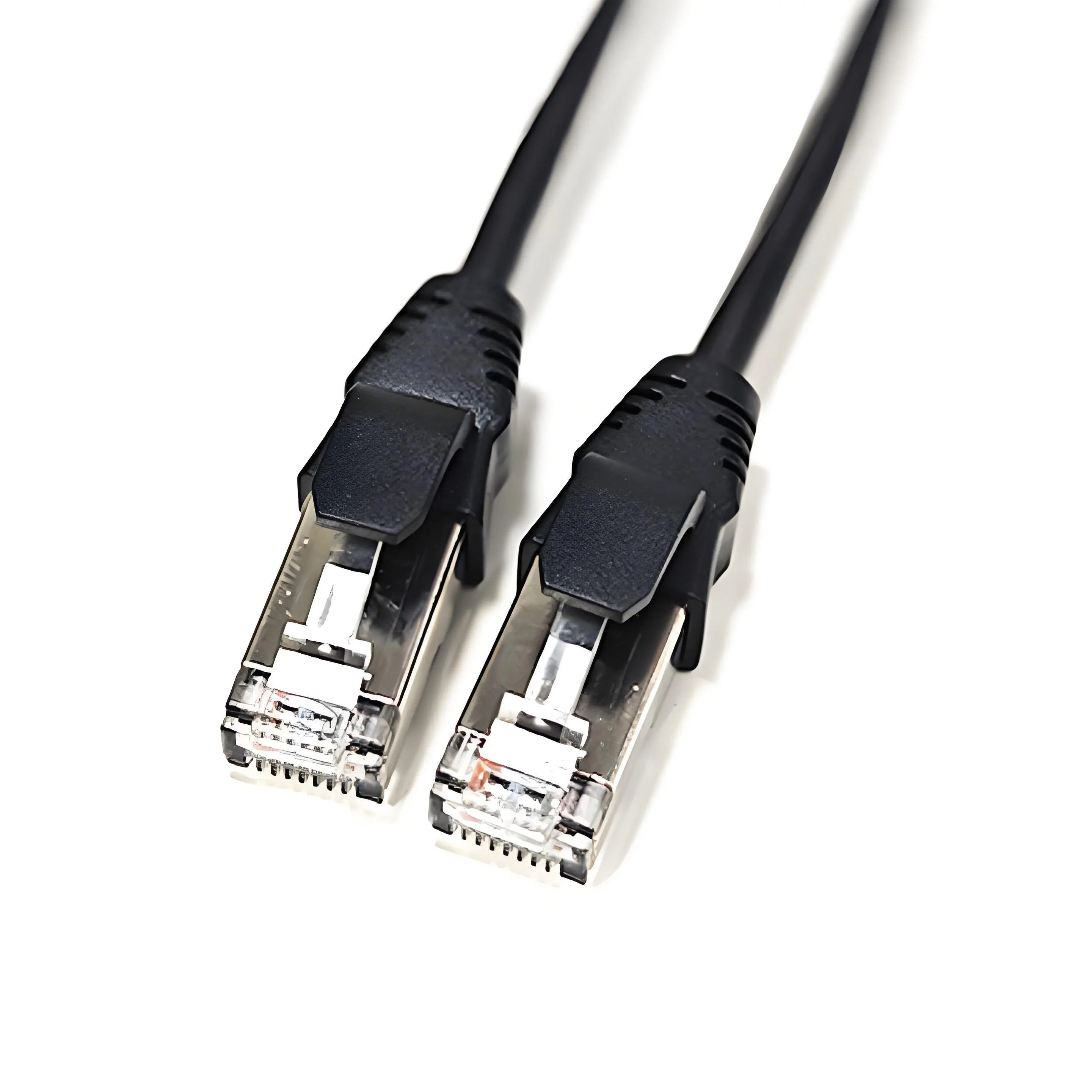 客製化 Cat6 屏蔽 (STP) 乙太網跳線 | 24AWG RJ45 網路組件