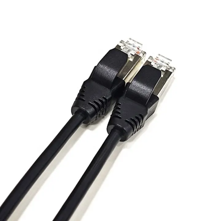 客製化 Cat6 屏蔽 (STP) 乙太網跳線 | 24AWG RJ45 網路組件