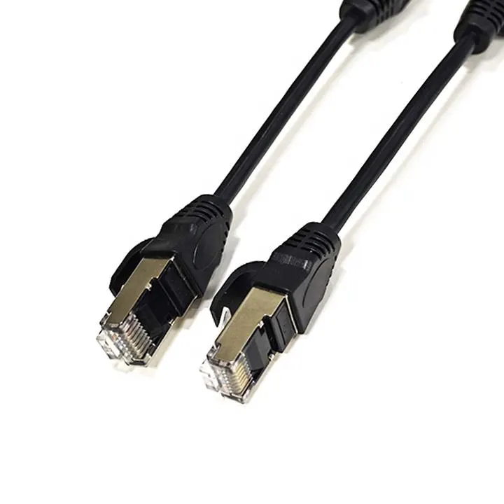 客製化 Cat6 屏蔽 (STP) 乙太網跳線 | 24AWG RJ45 網路組件