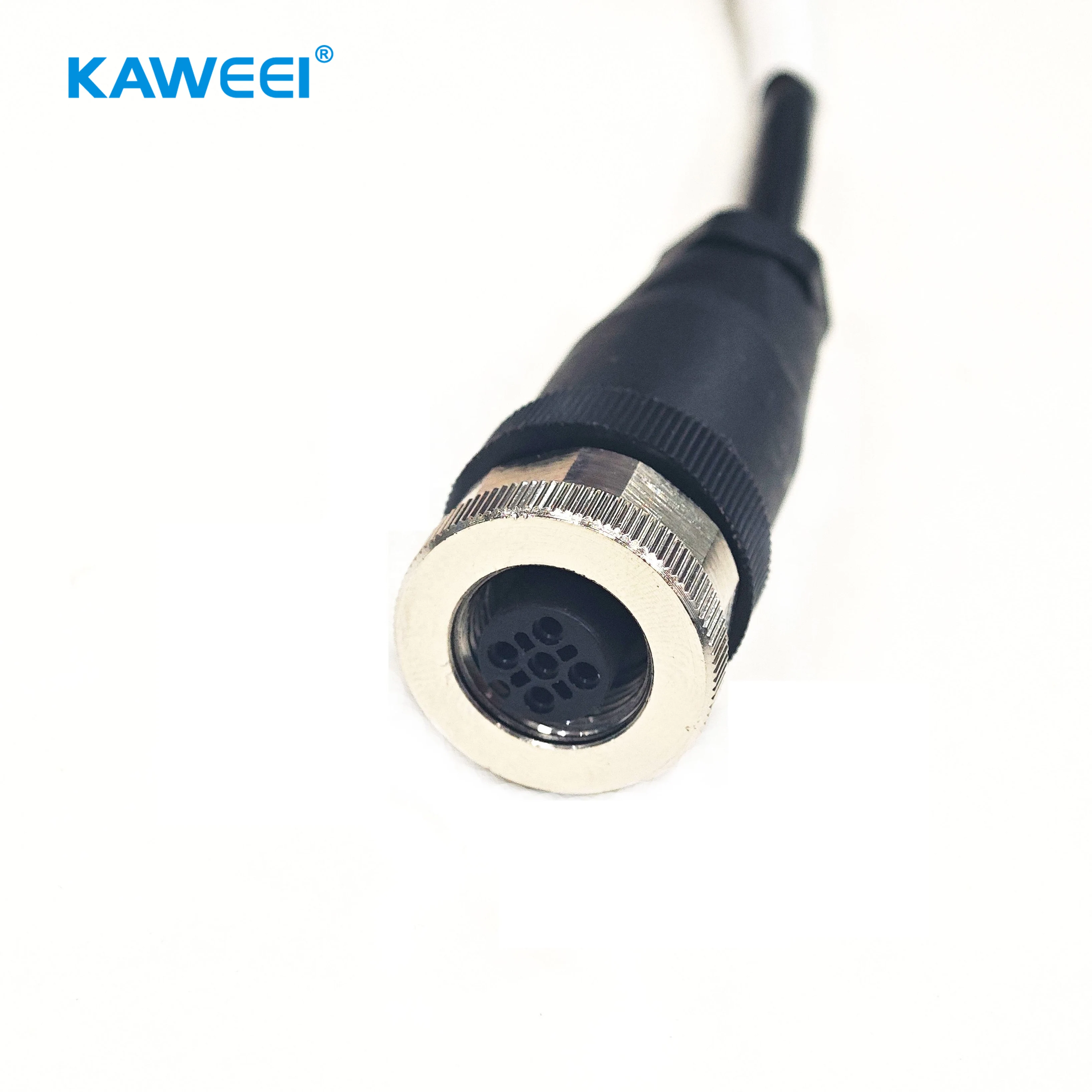 맞춤형 M12 5핀 직각 수-암 케이블 | 방수 센서 어셈블리