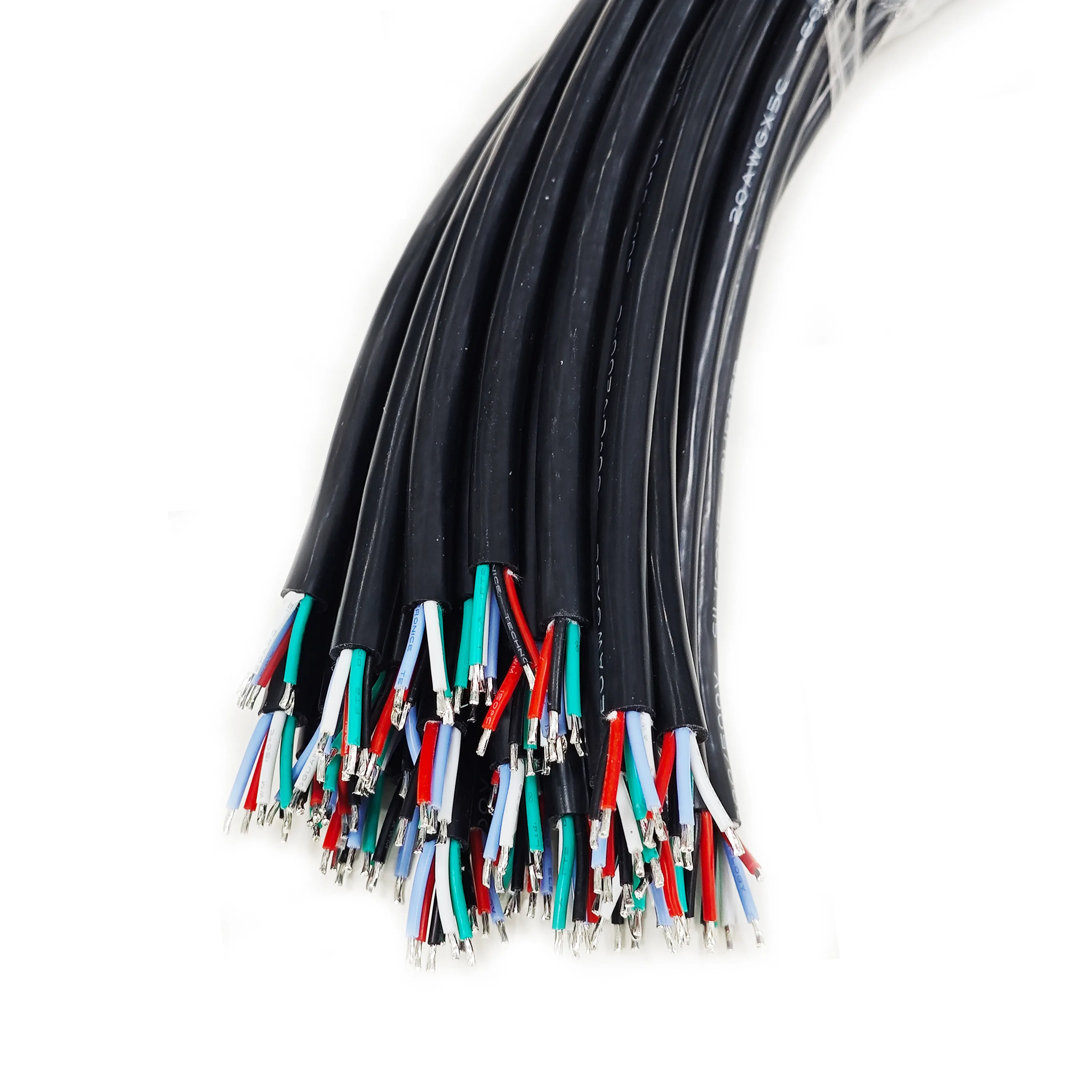 Kundenspezifische M12 5-Pol Wasserdichte Kabelkonfektion für Industrieautomation