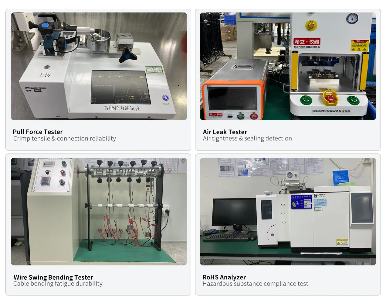 Kaweei Custom Wire Harness Independent Testing Laboratory