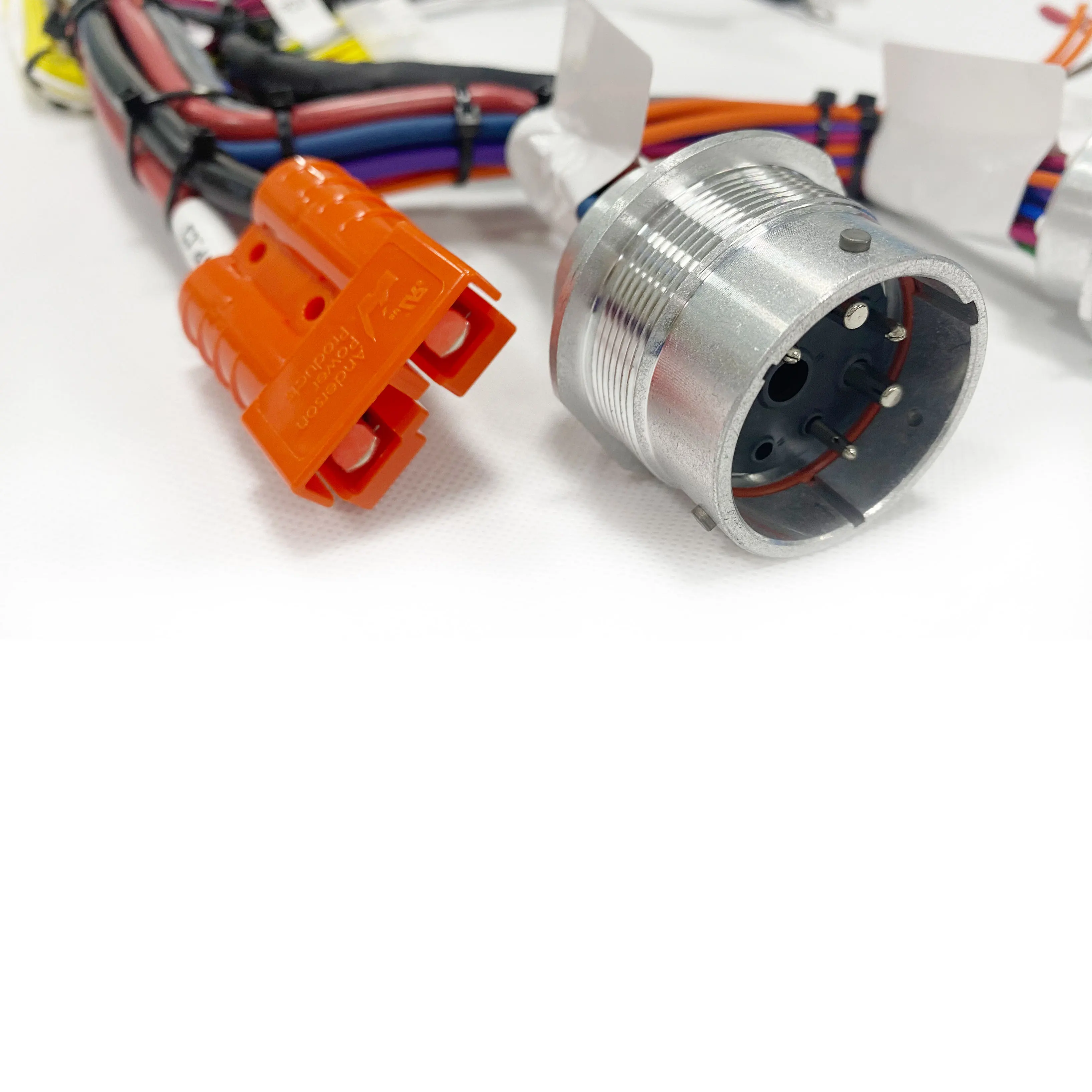 扫雪机专用集成多接口控制线束 | 航空插头与传感器连接