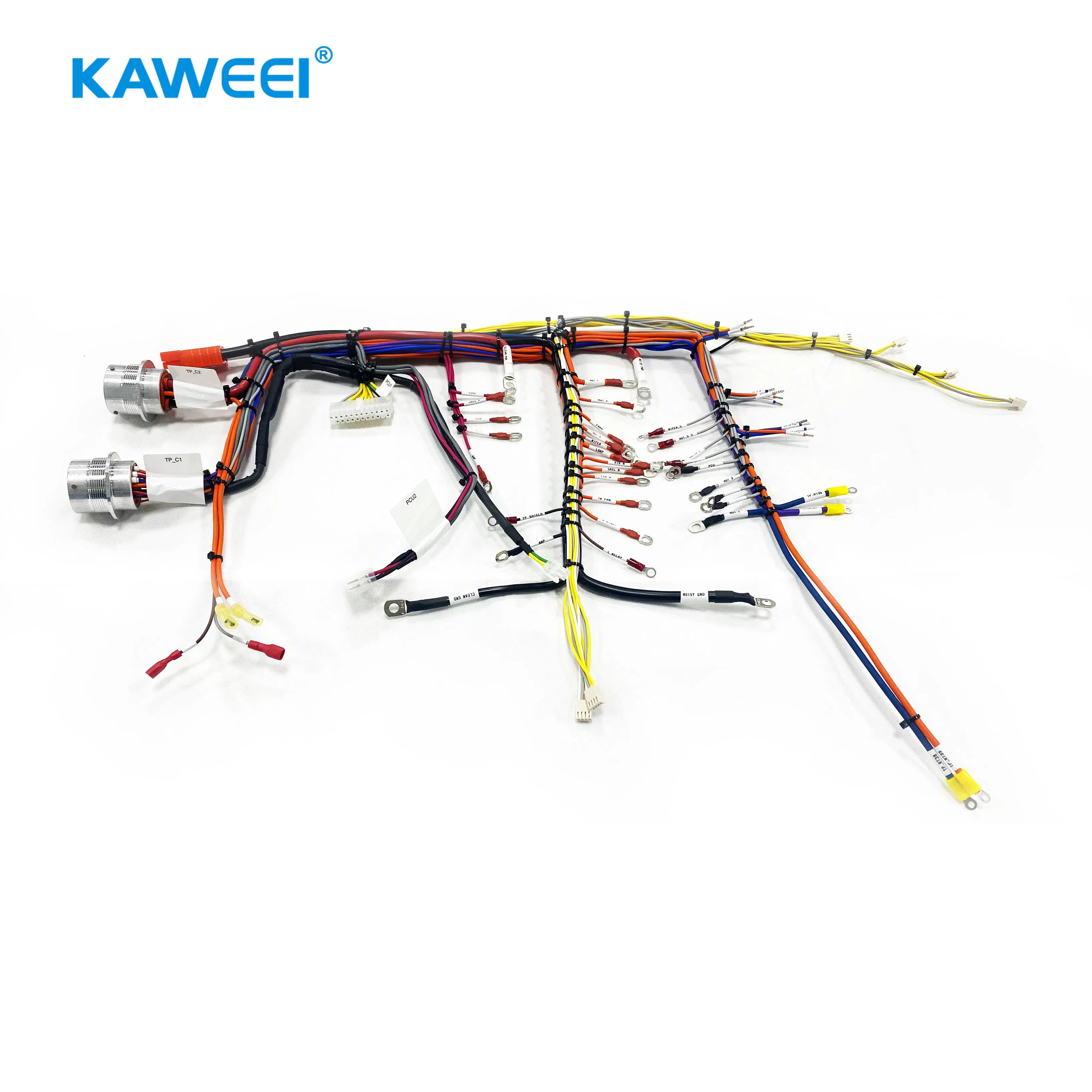Integrierter Multi-Schnittstellen-Steuerkabelbaum für Schneefräsen | Luftfahrtstecker & Sensorkonnektivität