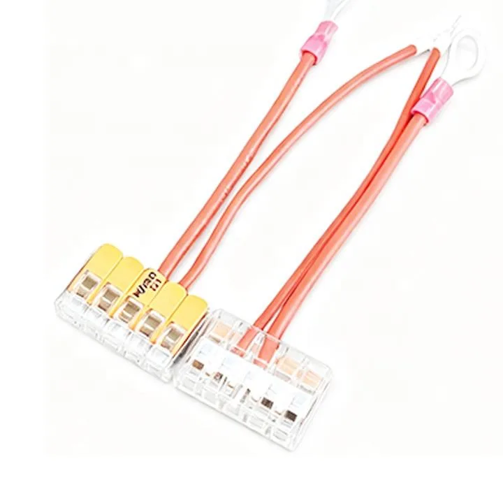 Arnés de control de servomotor con conector rápido de cable | Ensamblaje paralelo de cobre estañado