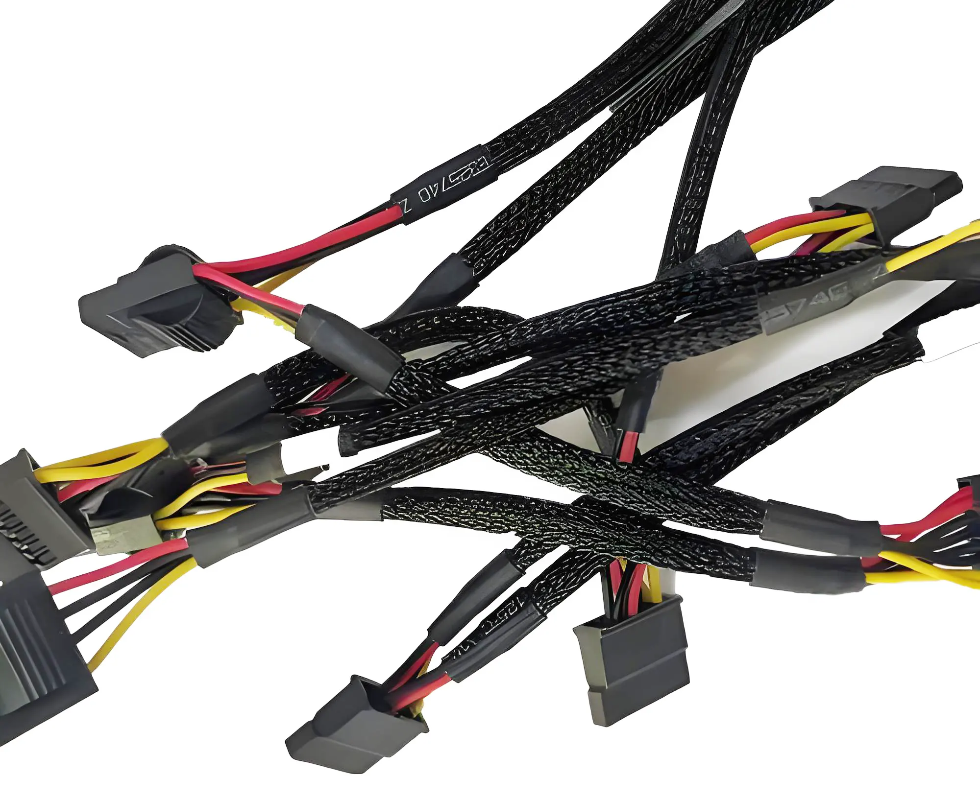 Wire harness braided network management