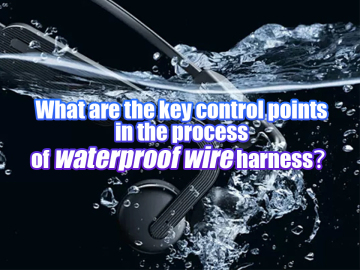 Key control points of waterproof line